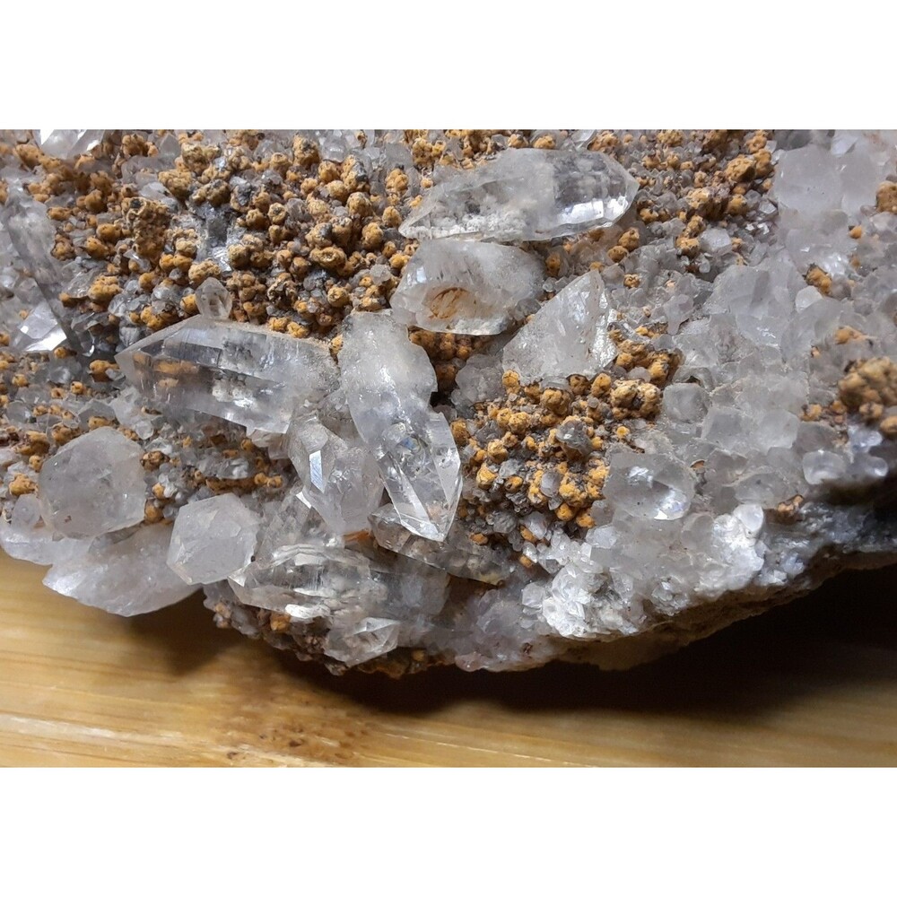 Rare Quartz , Calcite and Stilpnomelane Crystal Cluster from Rocarri Quarry - Picture 4 of 8